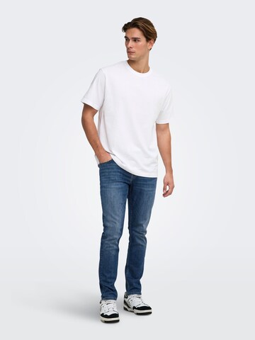 Only & Sons Slimfit Jeans 'ONSLoom' in Blauw: voorkant