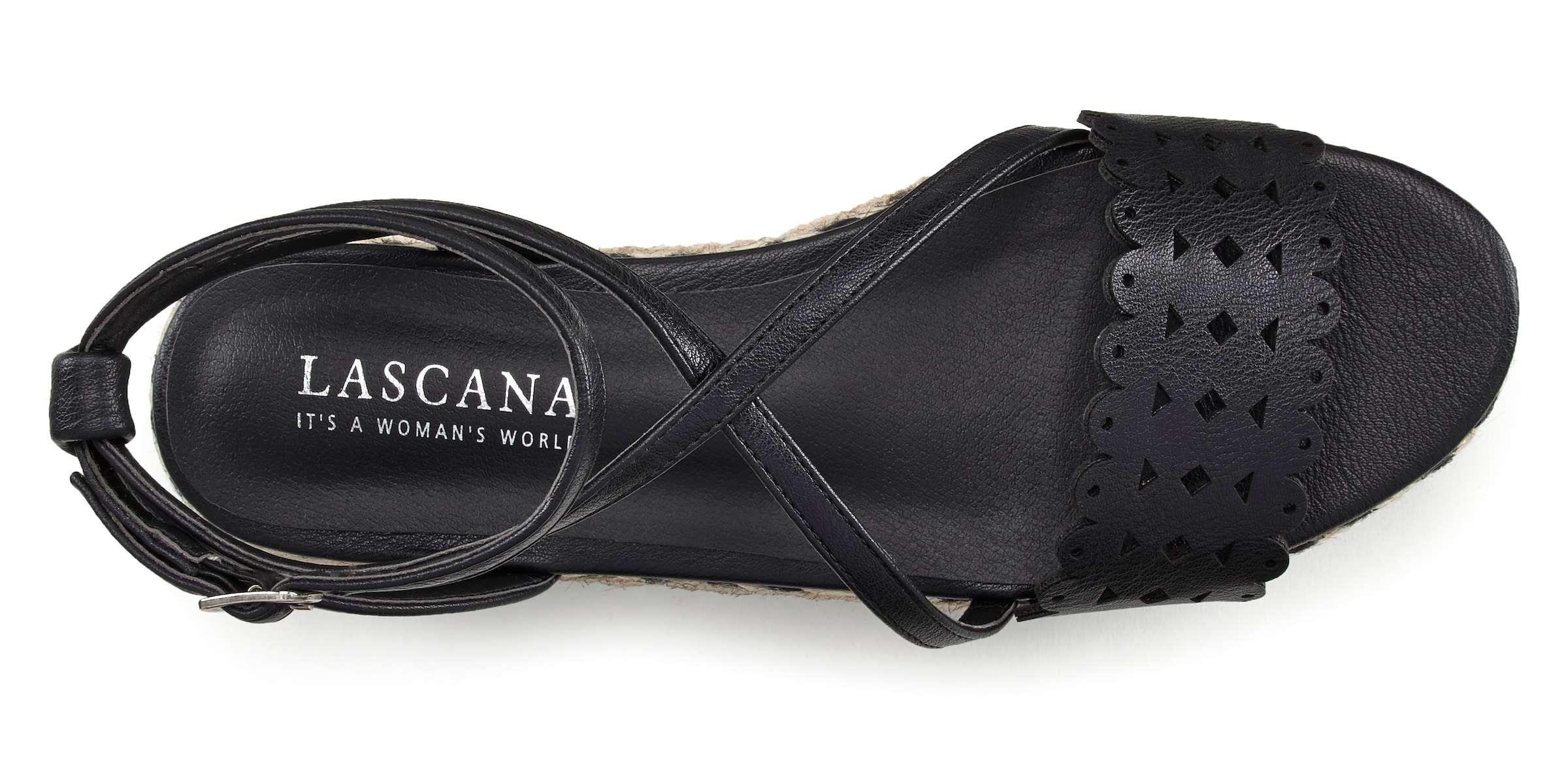 LASCANA Sandaler i sort