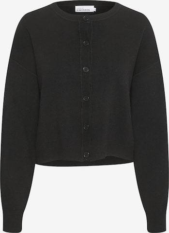 KAREN BY SIMONSEN Knit Cardigan 'Doddie' in Black: front