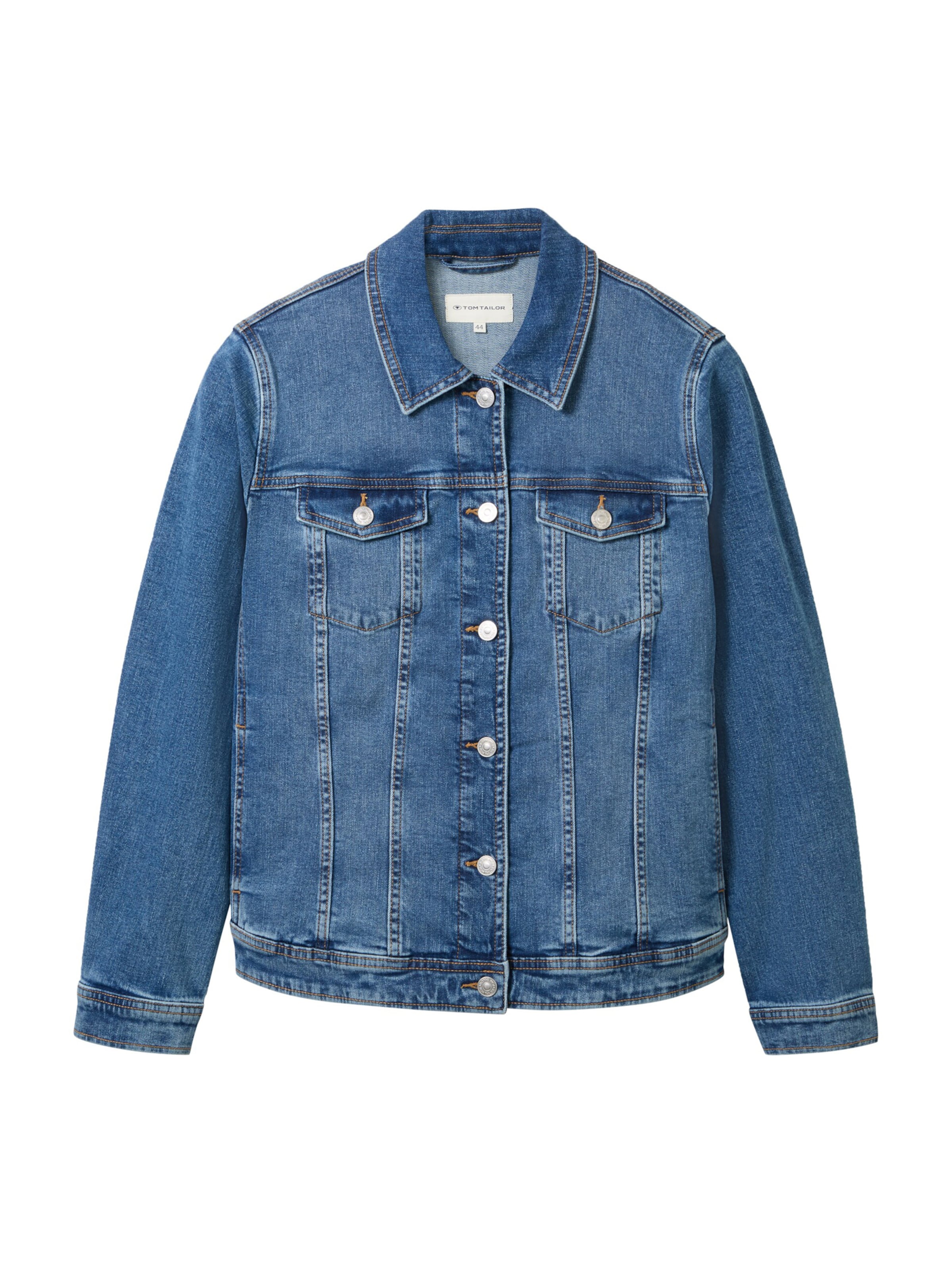 Tom Tailor Women + Prechodná bunda - Modrá: predná strana