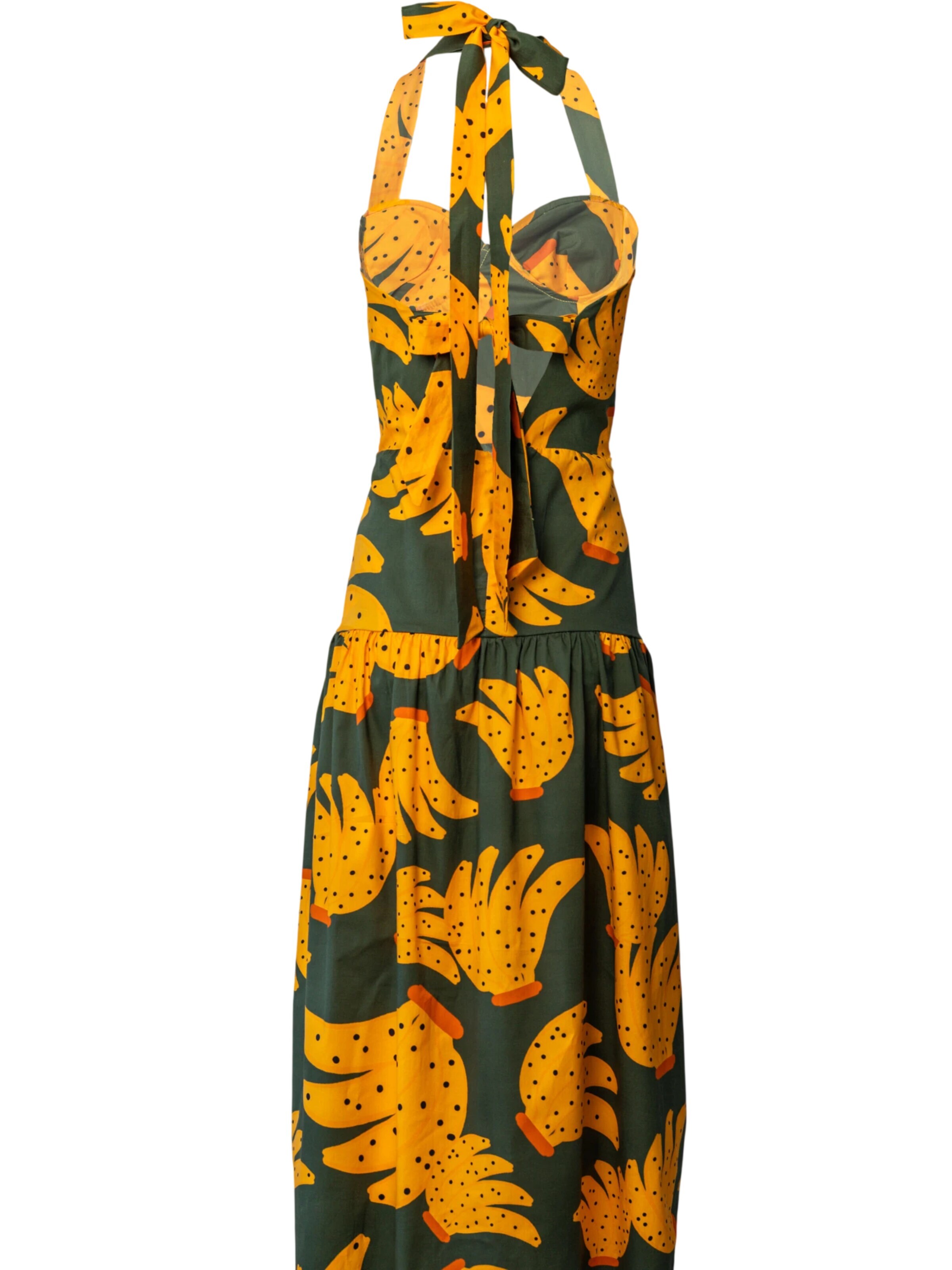 Pineapples Don't Have Sleeves Letní šaty 'Señorita Banana' – béžová