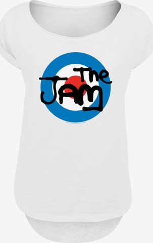 T-shirt 'The Jam' F4NT4STIC en blanc : devant