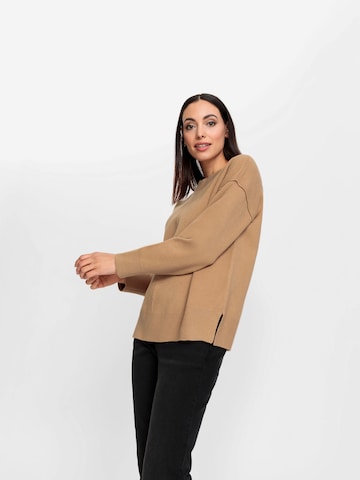 heine Sweater in Brown: front