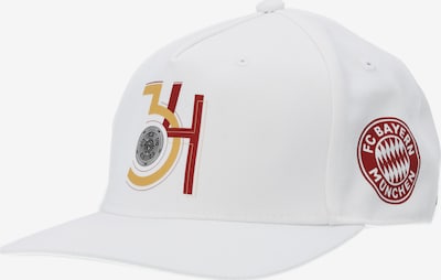FC BAYERN MÜNCHEN Sportcap 'Deutsche Meisterschaft' in gelb / bordeaux / weiß, Produktansicht