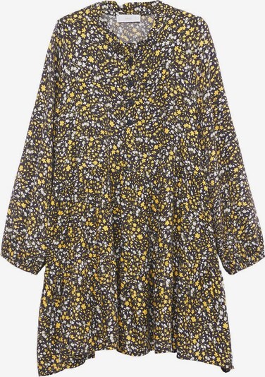 MANGO KIDS Kjole 'Pearls' i gul / svart / hvit, Produktvisning