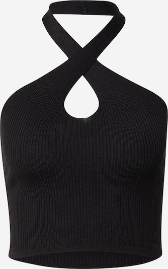 Urban Classics Tops en tricot en noir, Vue avec produit