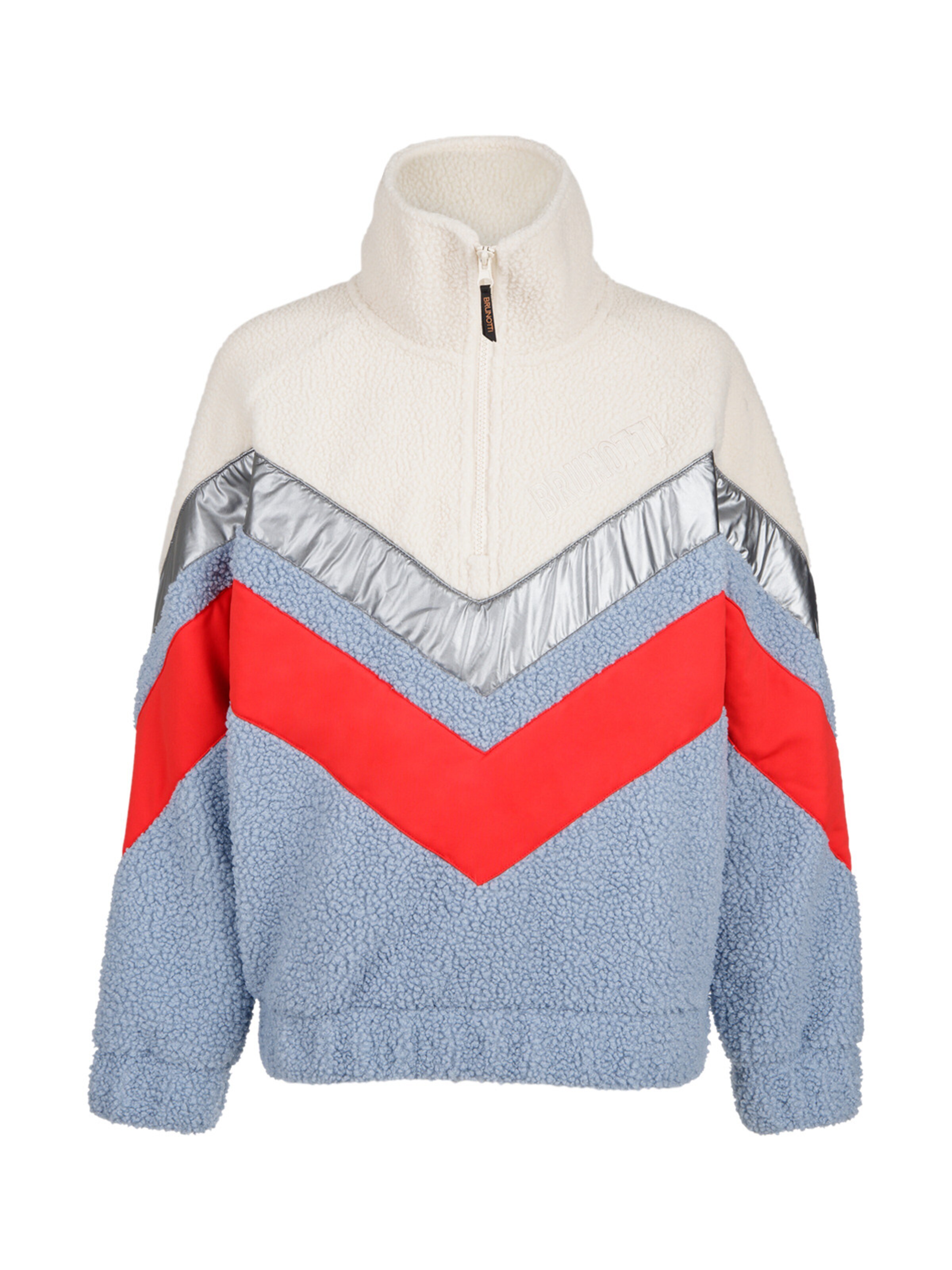BRUNOTTI Fleece Jacket in Blue: front