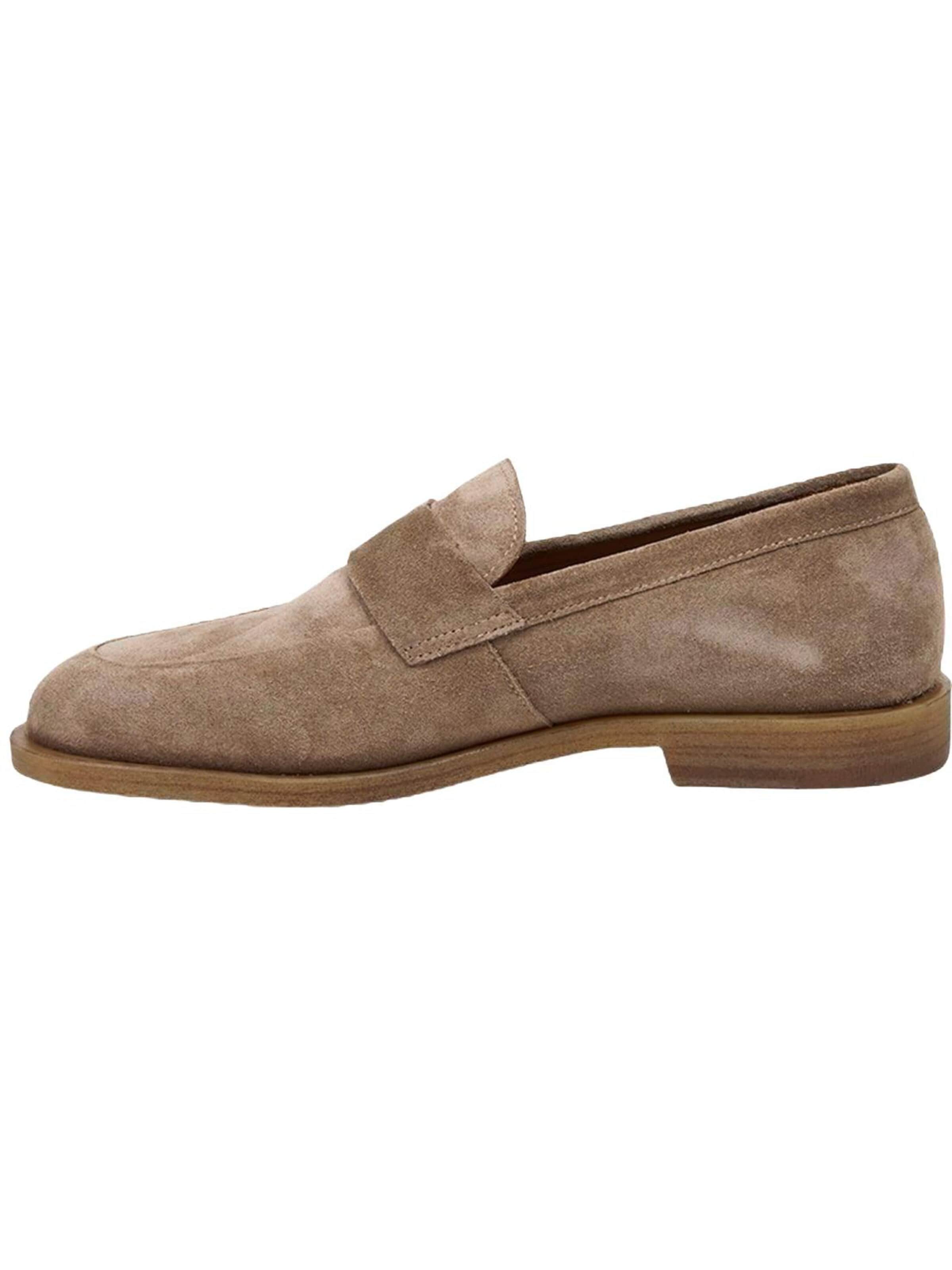 Mocassin 'DESA Herren-Wildlederslipper mit Metalldetails' Desa en gris : devant