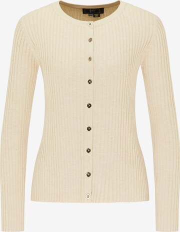 Cardigan faina en beige : devant