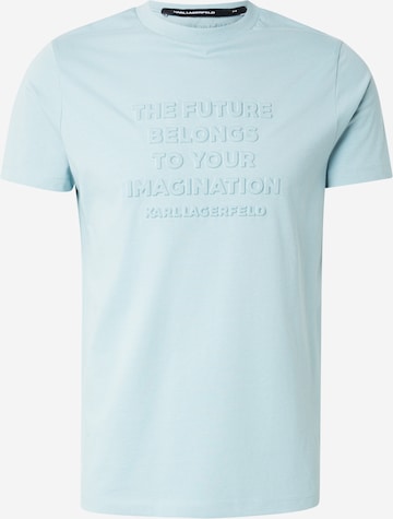 mėlyna Karl Lagerfeld Marškinėliai: priekis