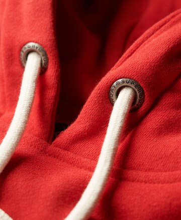 Sweat-shirt Superdry en rouge