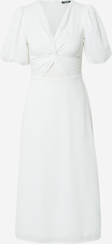 Nasty Gal Φόρεμα σε λευκό: μπροστά