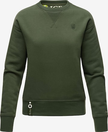 NAVAHOO Sweatshirt 'Zuckerschnecke' in Green: front