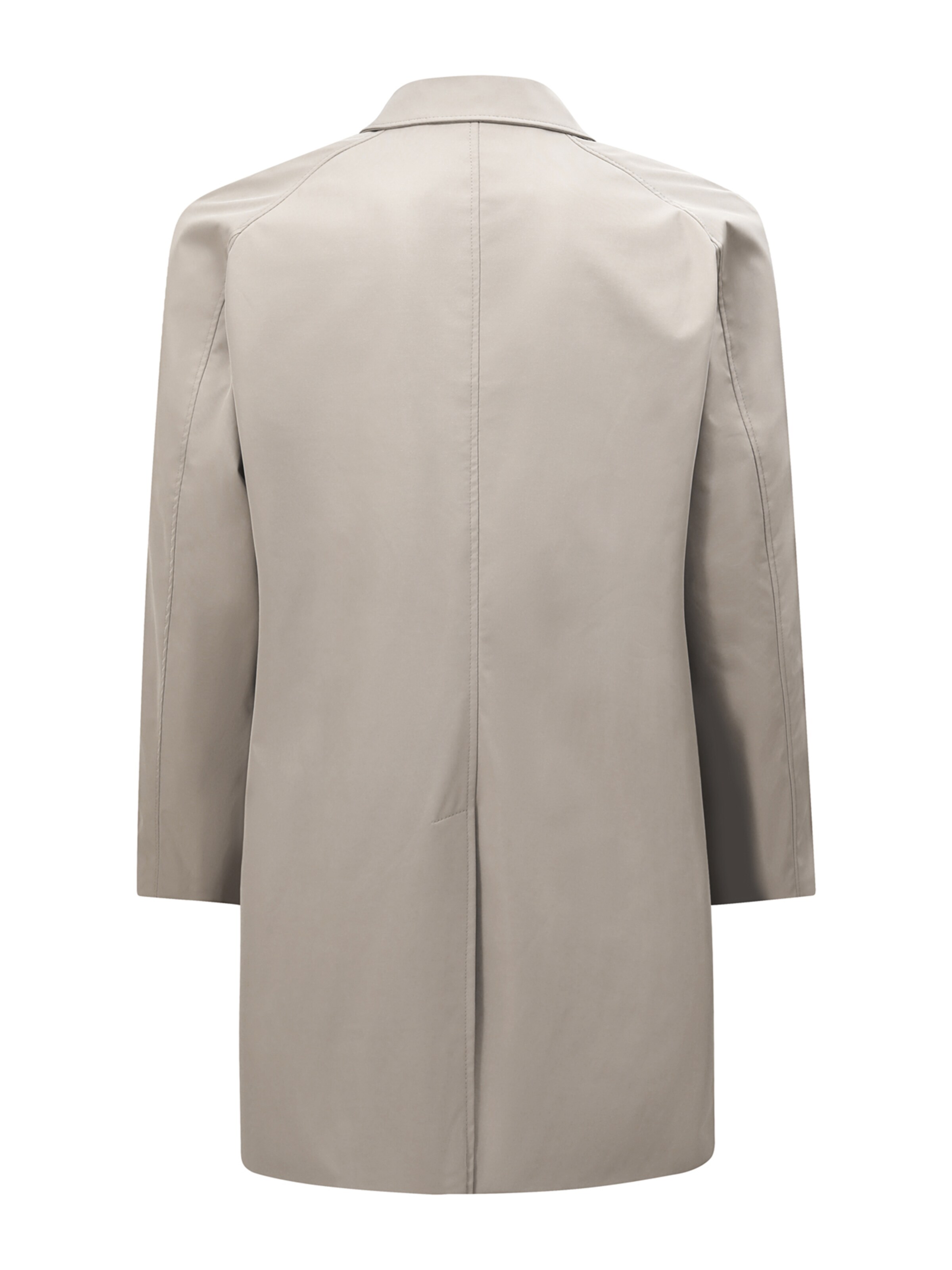 ALLTHEMEN Between-Seasons Coat 'Hauch' in Beige
