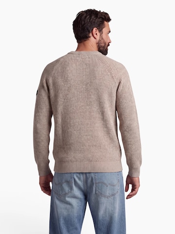 JACK & JONES Pullover 'JJEDENVER' in Beige
