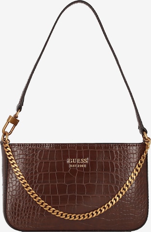 Sac bandoulière 'Katey' GUESS en marron : devant