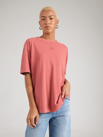 GAP Футболка оверсайз в Красный: спереди