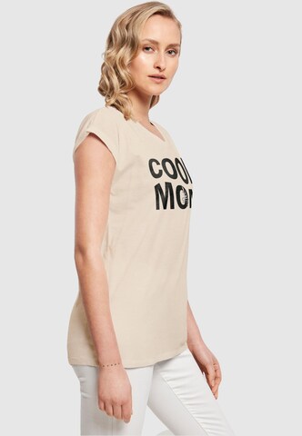 Maglietta 'Mothers Day - Cool Mom' di Merchcode in beige