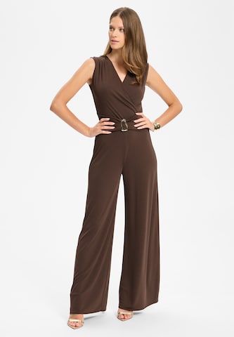 SWING Jumpsuit in Braun