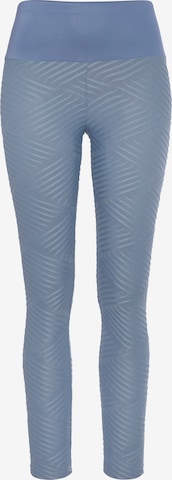 LASCANA ACTIVE Skinny Sports trousers in Blue: front