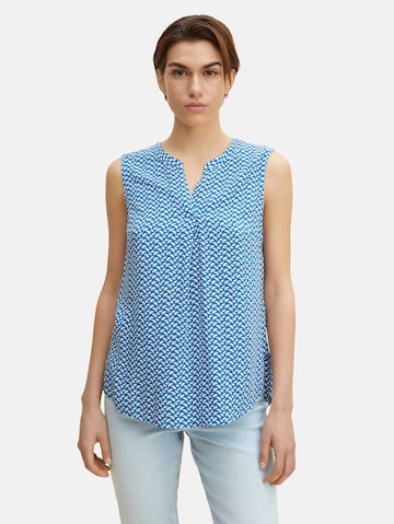 TOM TAILOR - Blusa em azul: frente