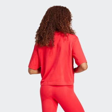 ADIDAS SPORTSWEAR Funktionsshirt 'Essentials' in Rot