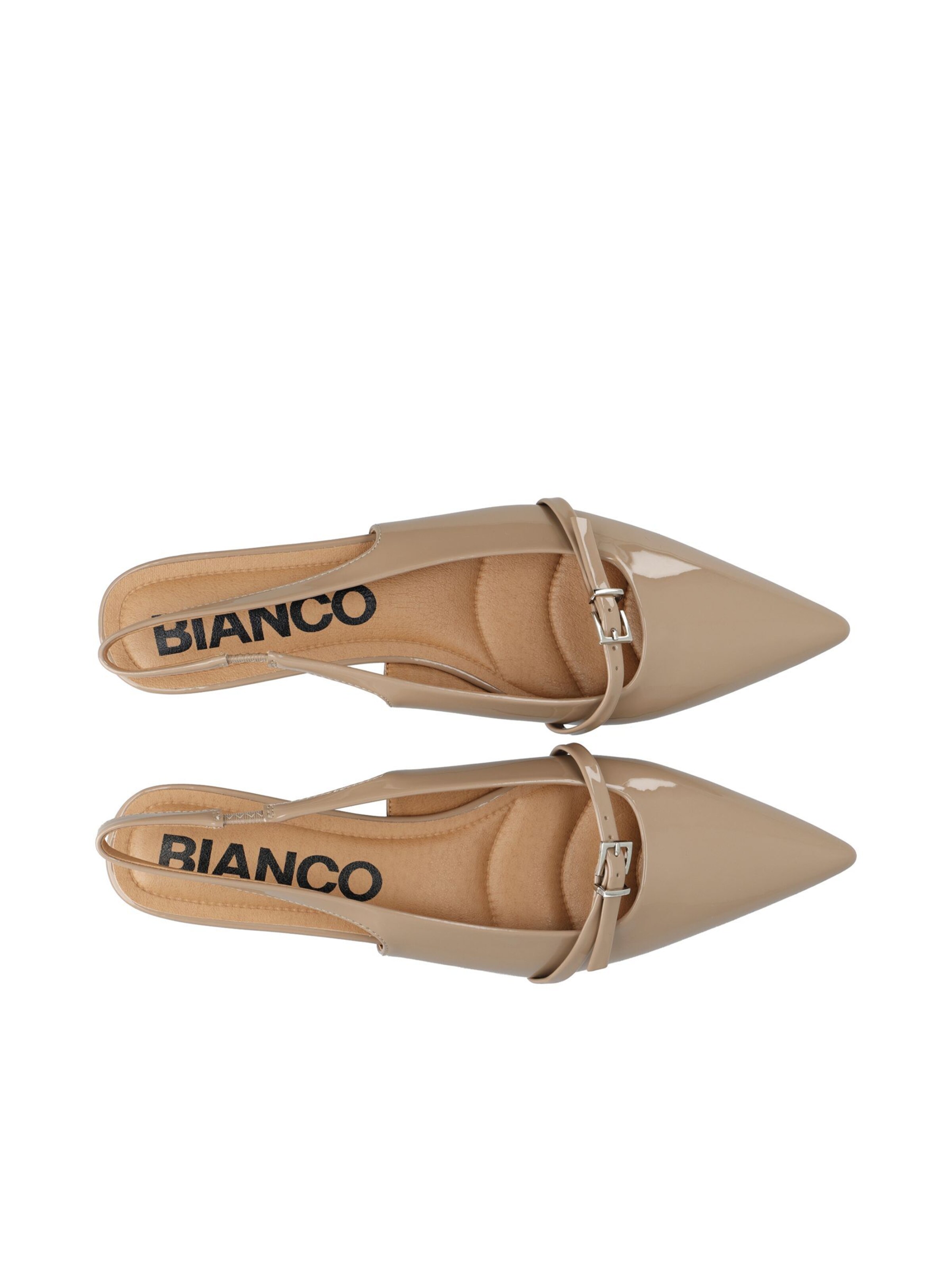 Ballerines 'Bari' Bianco en beige
