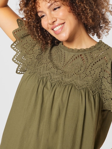 Dorothy Perkins Curve Shirt in Green