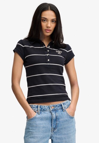 Superdry & Co Poloshirt 'Athletic Essentials' in Blau: Vorderseite
