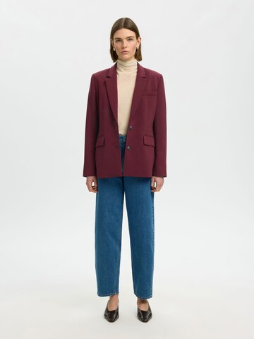 Blazer SELECTED en rouge