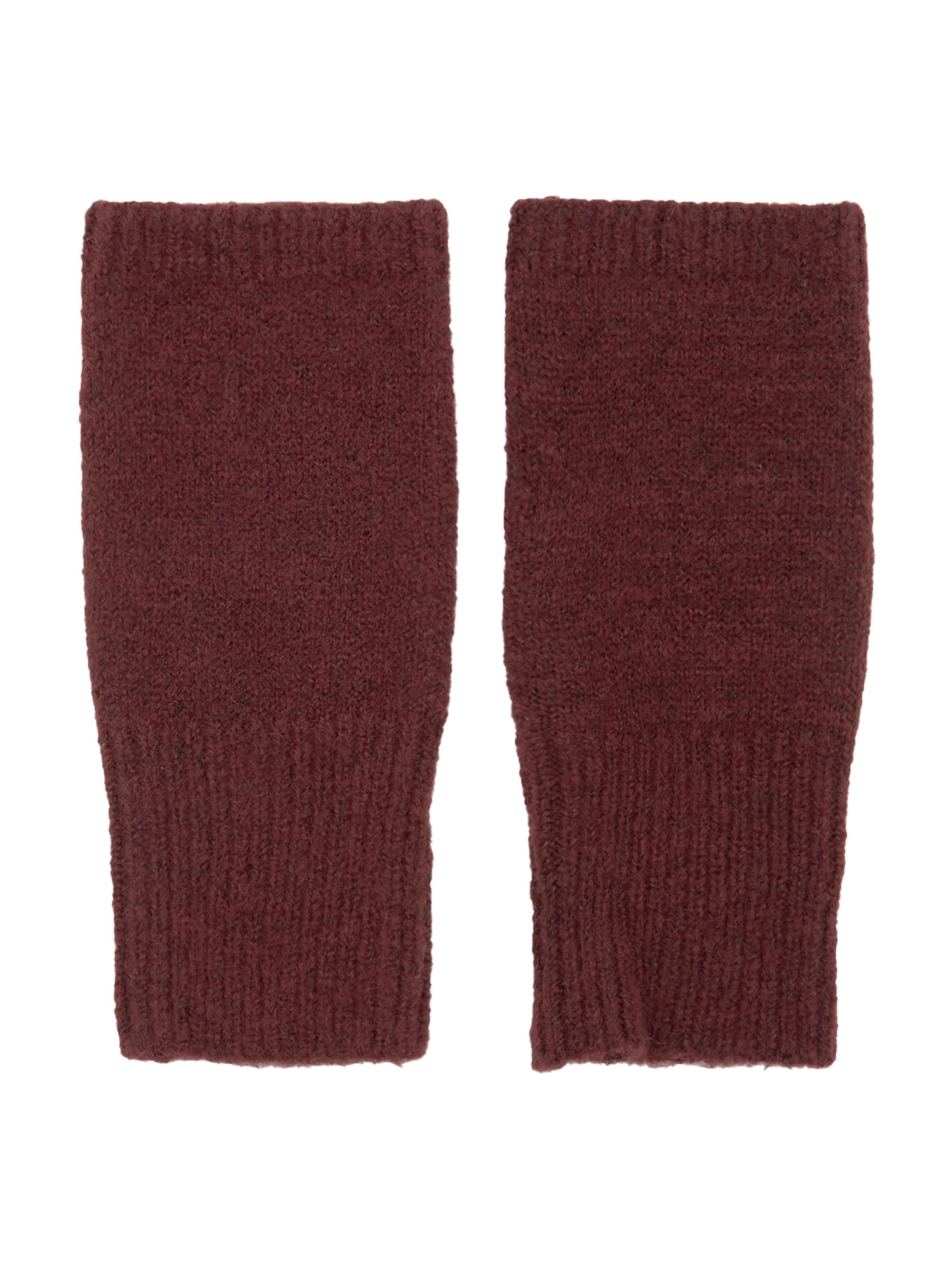 Pull&Bear Ocieplacze na ręce w kolorze czerwony: przód