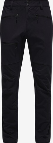 Haglöfs Slimfit Outdoorhose 'Rugged Flex' in Schwarz: predná strana