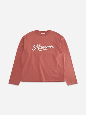 Maglietta 'Swoosh' di Mansour in rosso