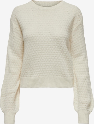 JDY Sweater in White: front