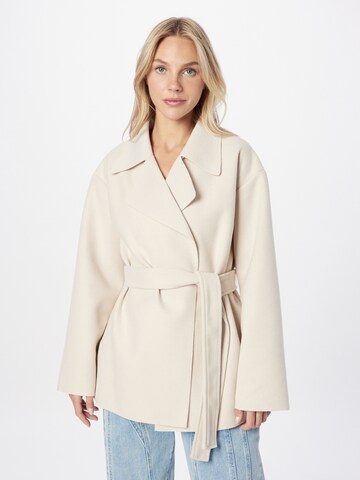 Manteau mi-saison NLY by Nelly en beige : devant