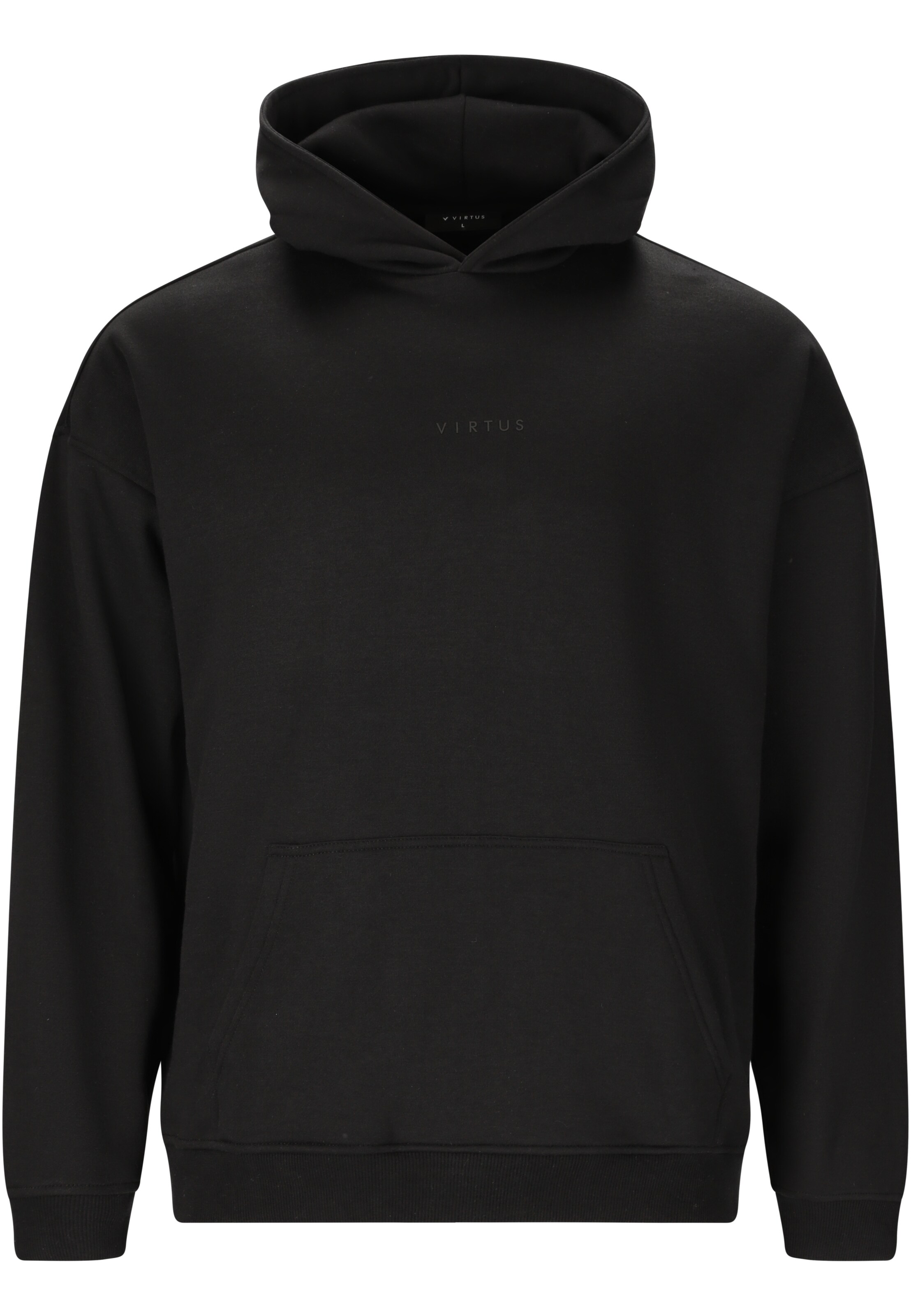 Virtus Sweatshirt 'Kayce V2' in Schwarz: Vorderseite