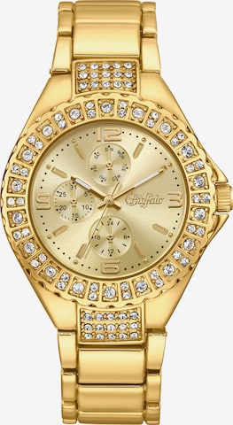 BUFFALO Analog Watch in Gold: front