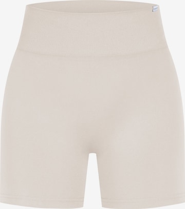 Pantalon de sport Smilodox en beige : devant