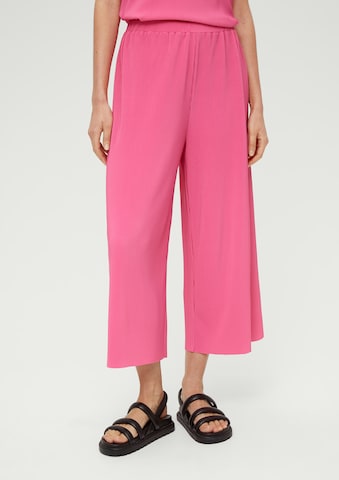 Loosefit Pantalon s.Oliver en rose : devant