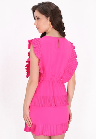 faina - Vestido de cocktail 'Fashion Look' em rosa