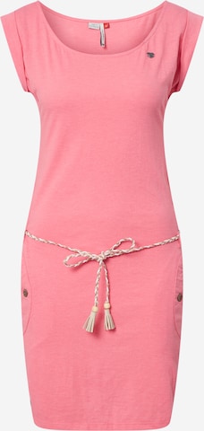 Rochie de vară 'TAG' de la Ragwear pe roz: față