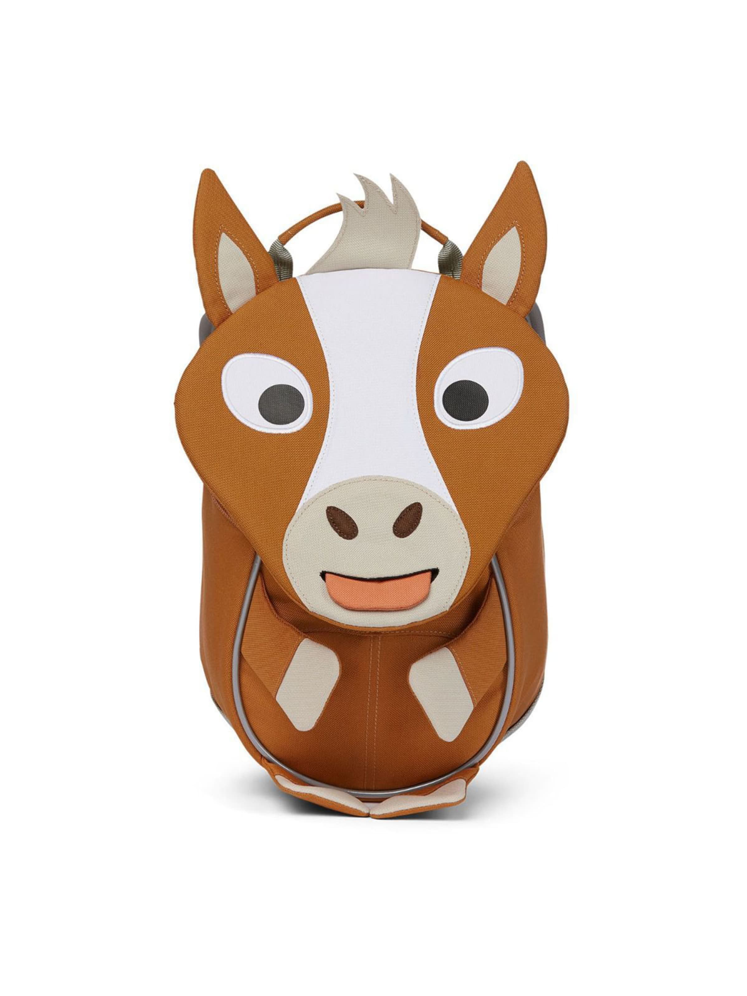 Affenzahn Rucksack 'Kleiner Freund Pferd'‌‌‌‌‌ in Braun: Vorderseite