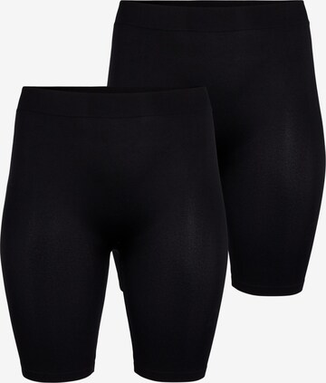 Zizzi Skinny Leggings in Black: front