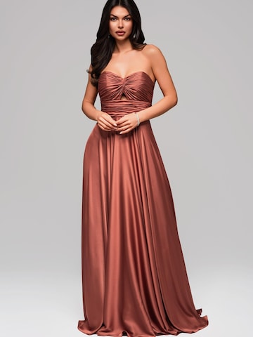Ombre Abendkleid‌‌‌‌‌‌‌‌‌‌ in Braun