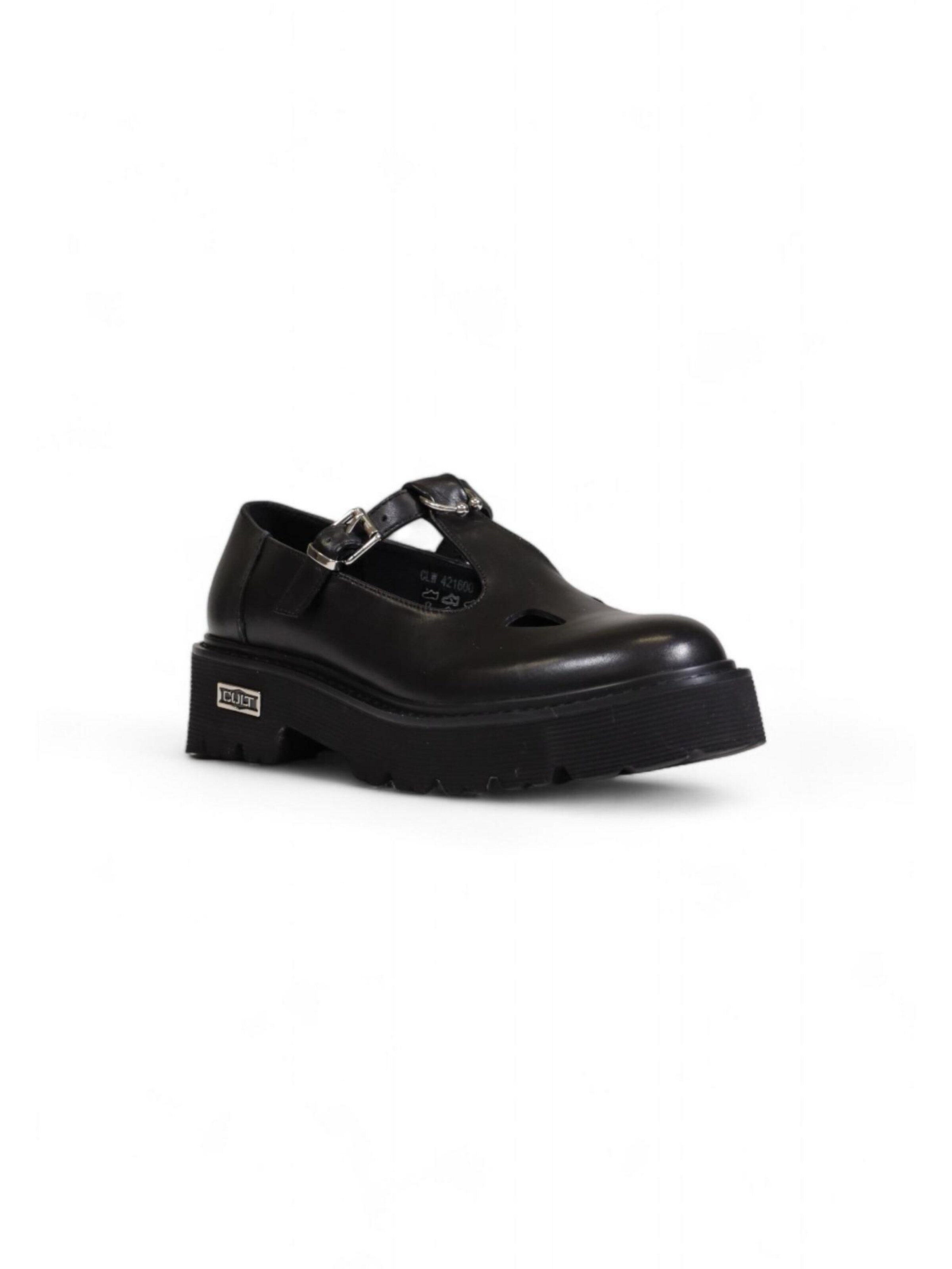 cult Ballerina 'SLASH 4216 LOW W LEATHER W/ PIERCING CLW421600' in Black