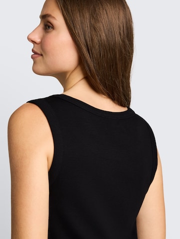 TOM TAILOR Top in Schwarz