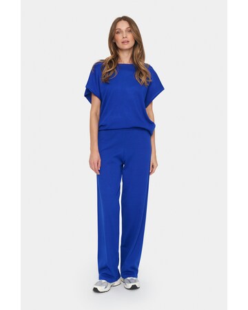 SAINT TROPEZ Regular Broek 'Mila' in Blauw