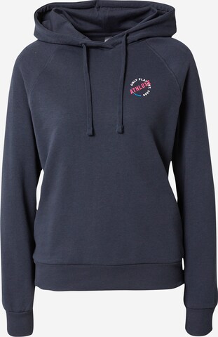 ONLY PLAY Athletic Sweatshirt in Blue: front