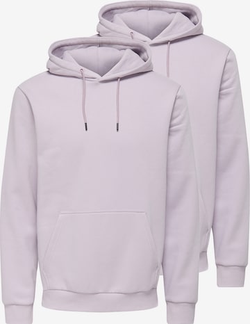 Only & Sons Sweatshirt 'Ceres' in Pink: front