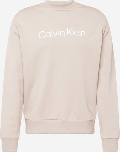 Megztinis be užsegimo iš Calvin Klein, spalva – glaisto spalva / balta, Prekių apžvalga